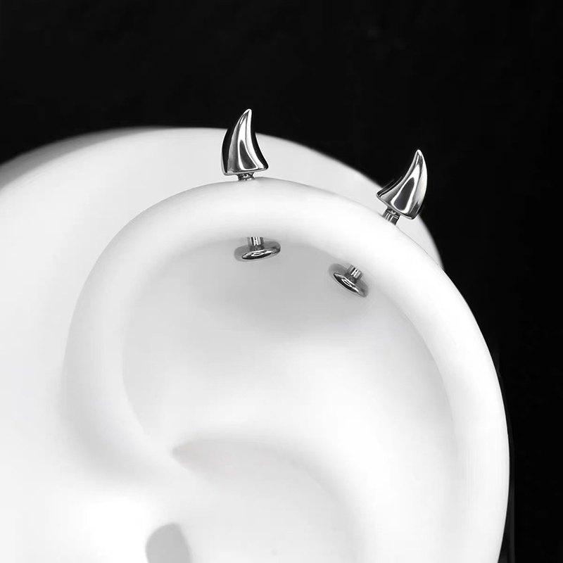Women'S Accessories Jewelry Sale - Hot Sale Cute Devil Horn Piercing