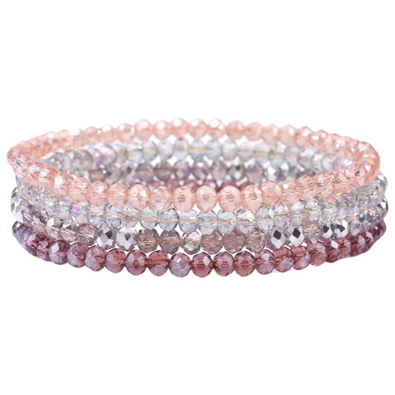 Women'S Accessories For Formal Wear - Adjustable Multicolor Crystal Bracelet Fashion Jewelry