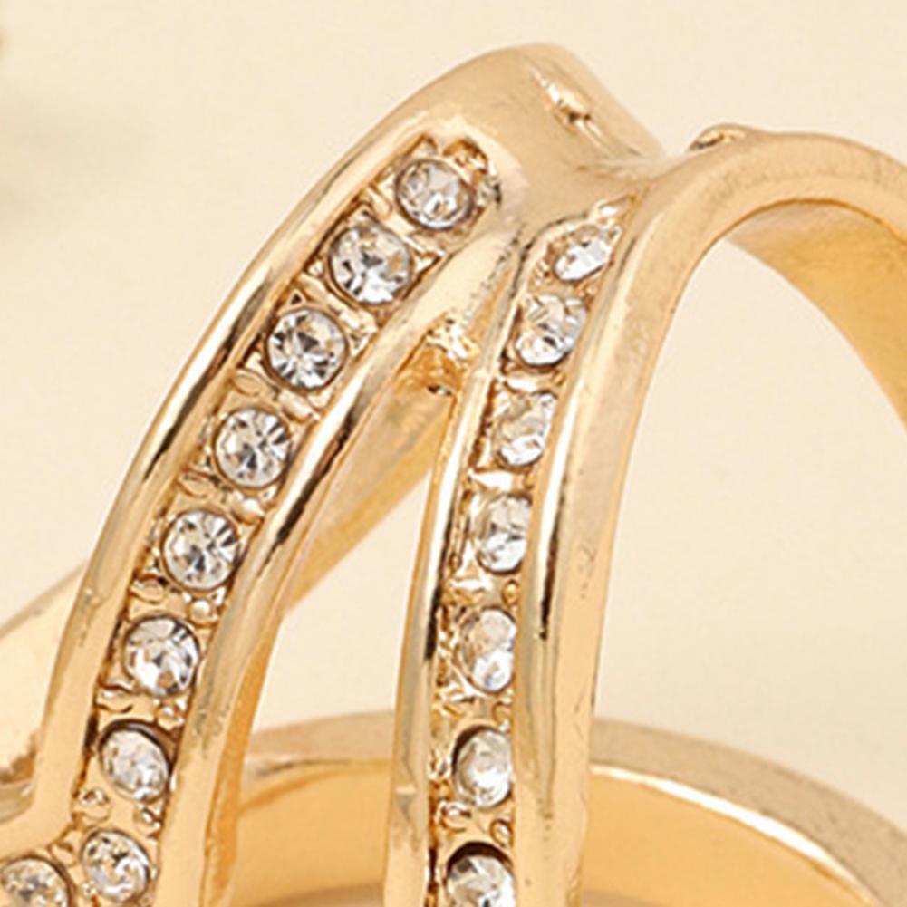 Women'S Korean Accessories - Scarf Ring Scarf Button Three-ring Design