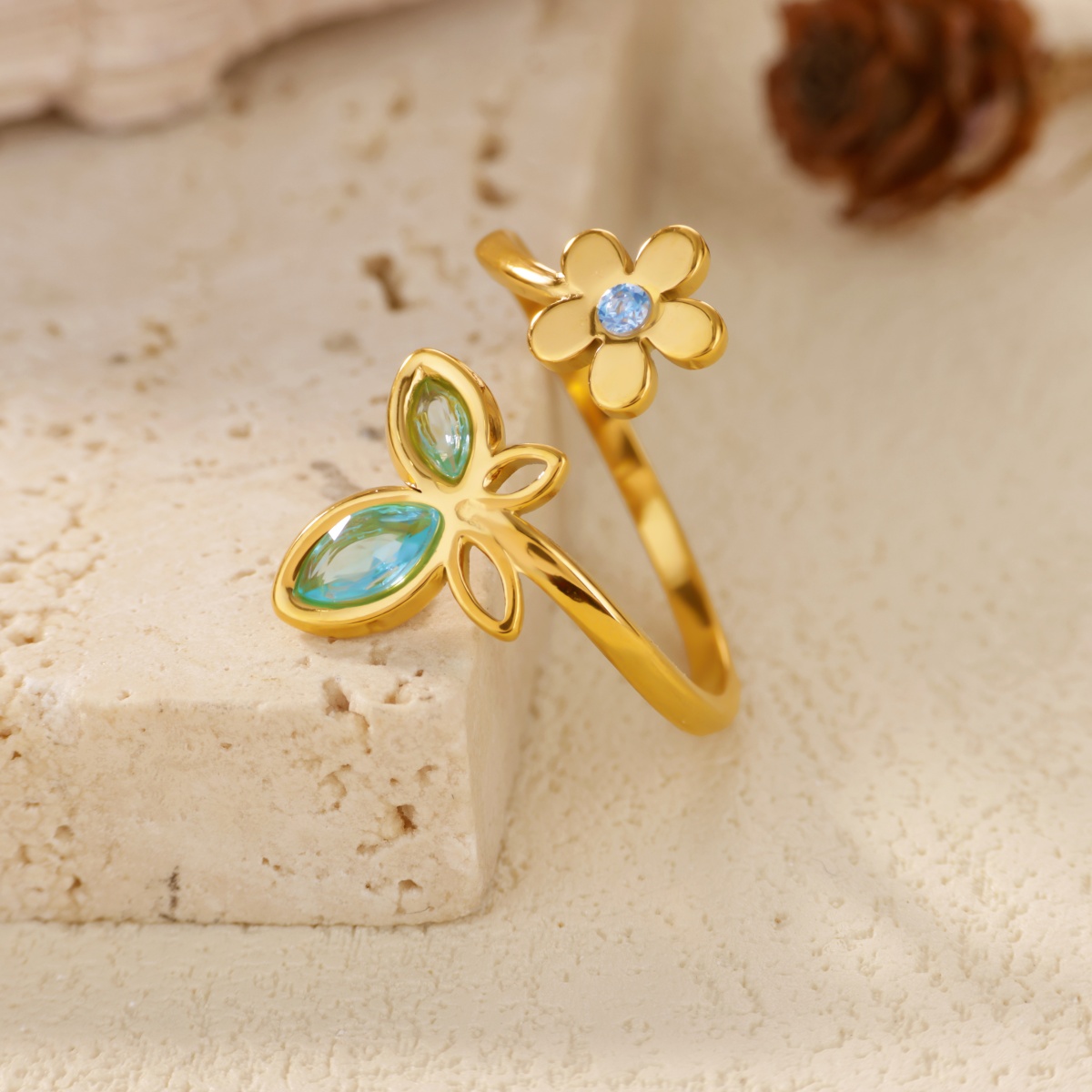 Adjustable Flower Rings for Wo - Women'S Accessories Trends 2026 评论和价格