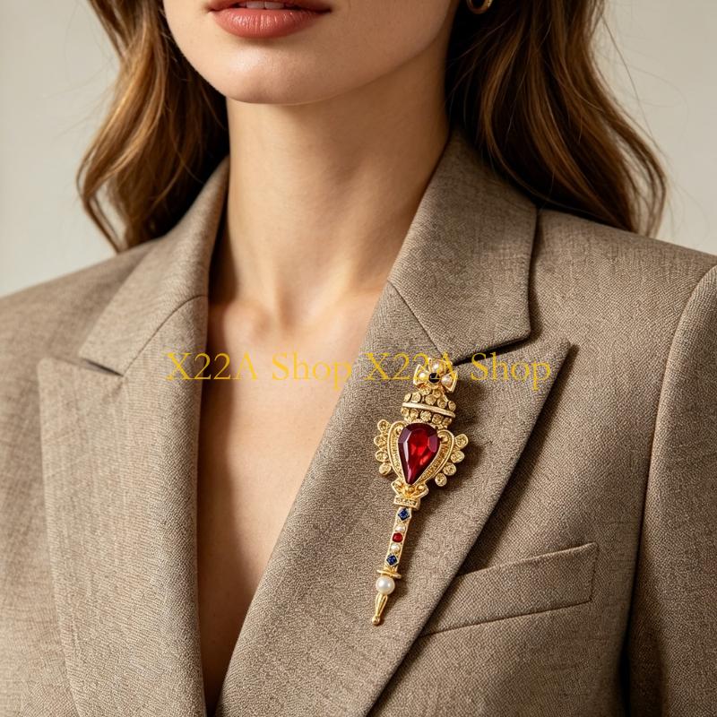Unique Retro Magical Wand Broo - Women'S Accessories For Formal Wear 评论和价格