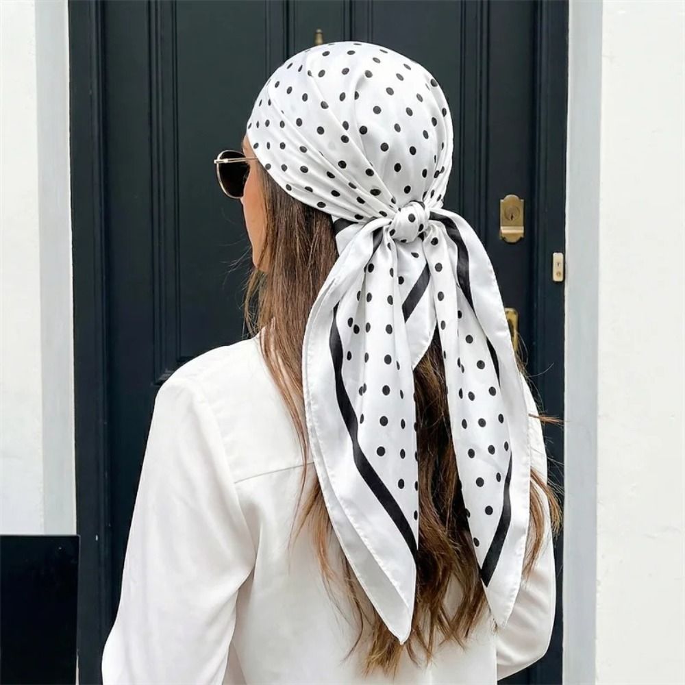 Elegant Printed Dot Print Scar - Women'S Korean Accessories 评论和价格