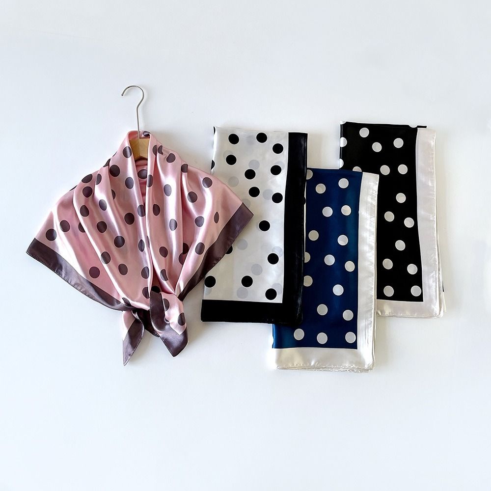 Elegant Printed Dot Print Scar - Women'S Korean Accessories 评论和价格