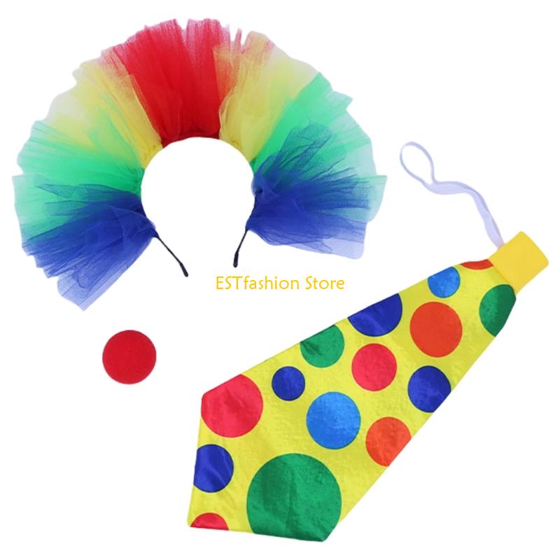 Y5GC Clown Outfit Clown Nose R - Women Accessories Description 评论和价格