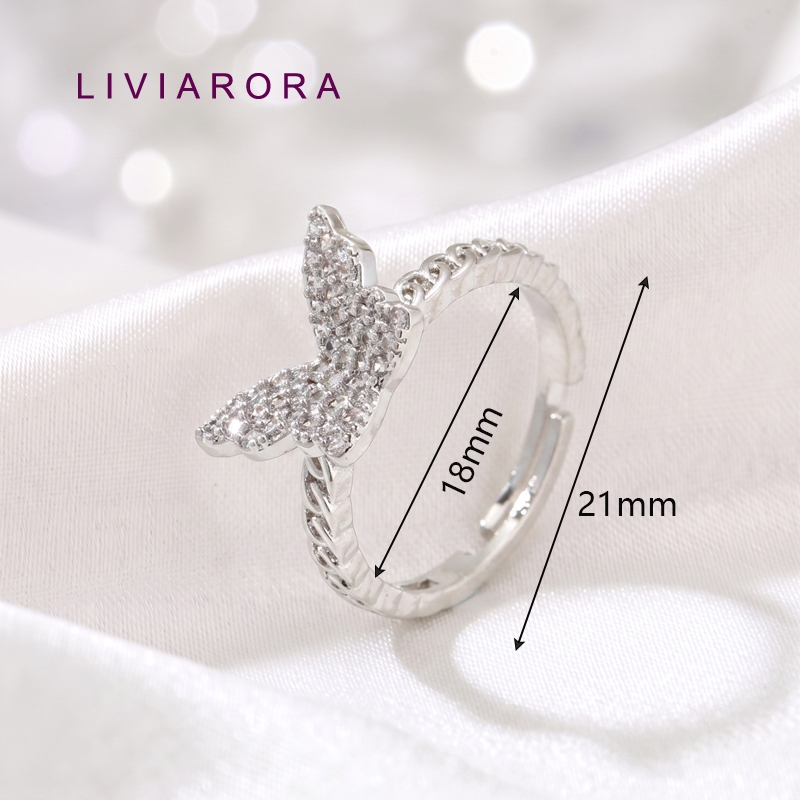 1/2/4Pcs 18K Gold Plated Brass - Ring Set Adjustable 评论和价格