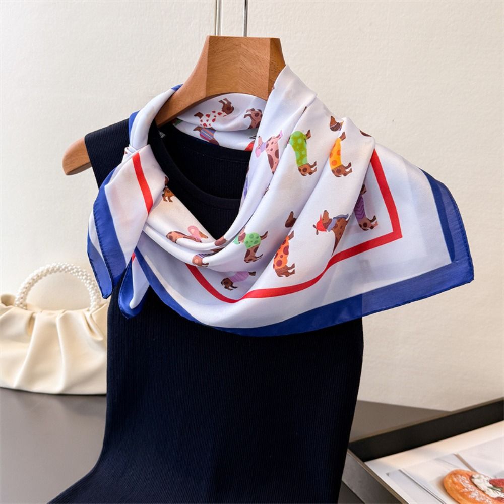 Printed Dachshund Print Print  - Women'S Korean Accessories 评论和价格