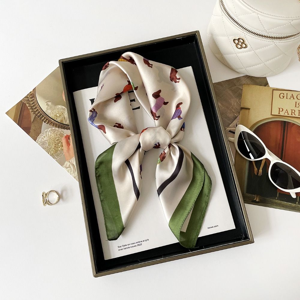Printed Dachshund Print Print  - Women'S Korean Accessories 评论和价格