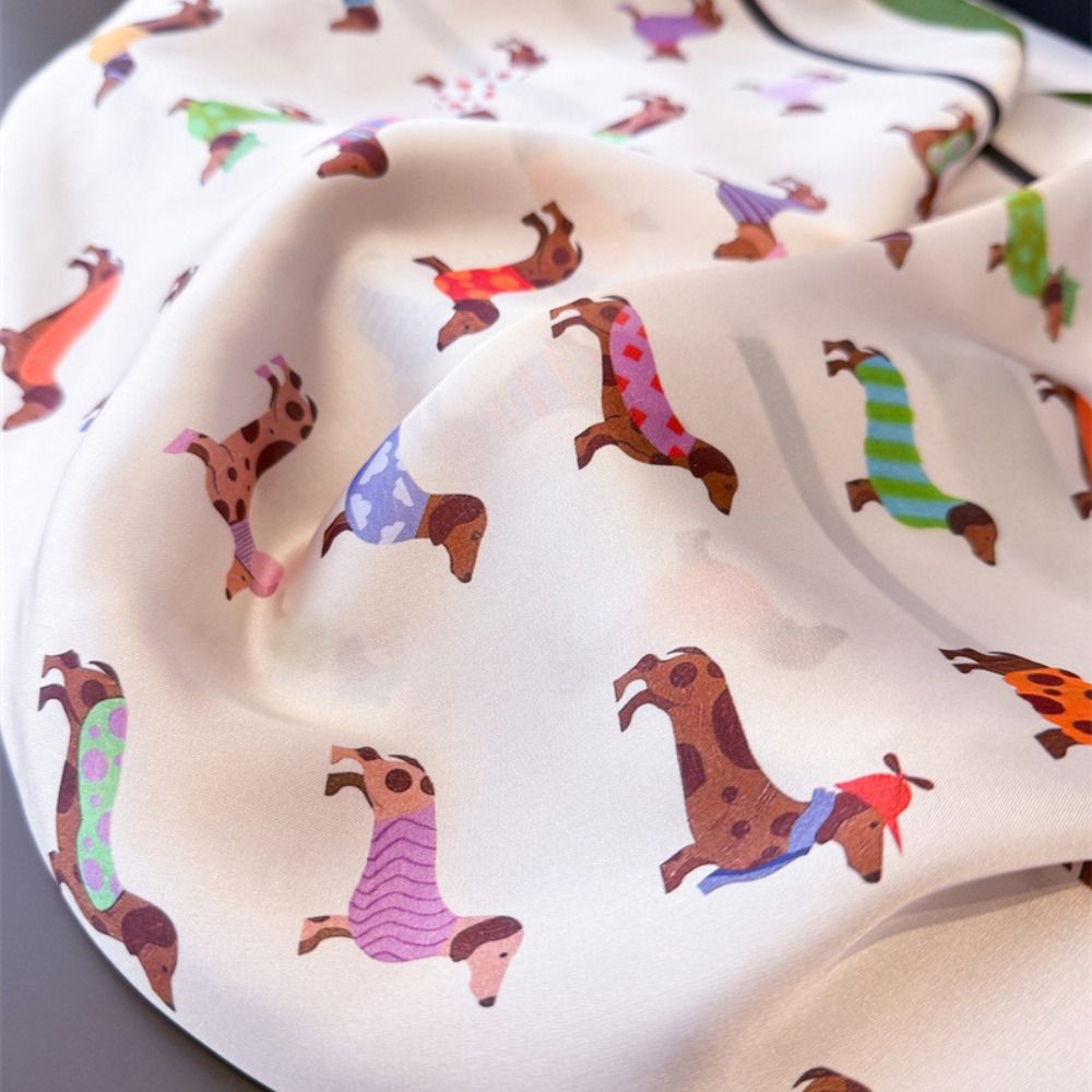 Printed Dachshund Print Print  - Women'S Korean Accessories 评论和价格