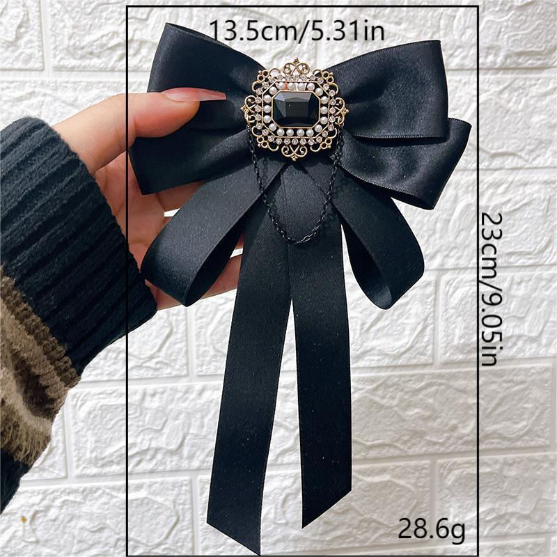 Korean Fabric Bow Tie Brooch P - Women Accessories Bouquet 评论和价格