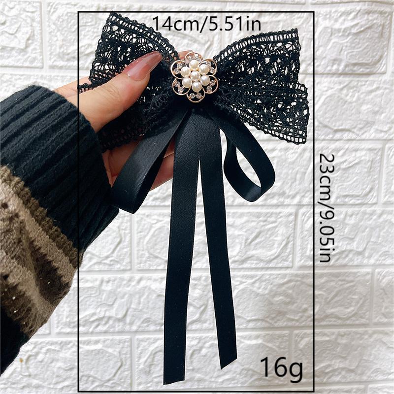 Korean Fabric Bow Tie Brooch P - Women Accessories Bouquet 评论和价格