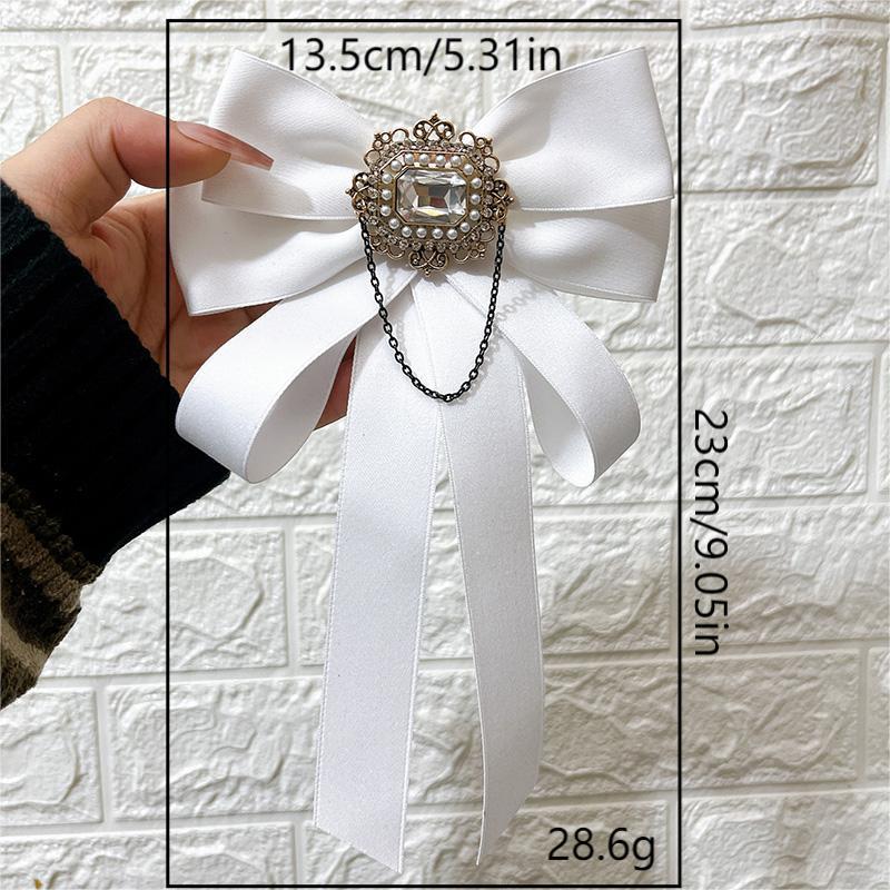 Korean Fabric Bow Tie Brooch P - Women Accessories Bouquet 评论和价格