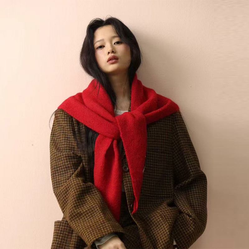 Korean Wool Knitted Triangle S - Women'S Korean Accessories 评论和价格
