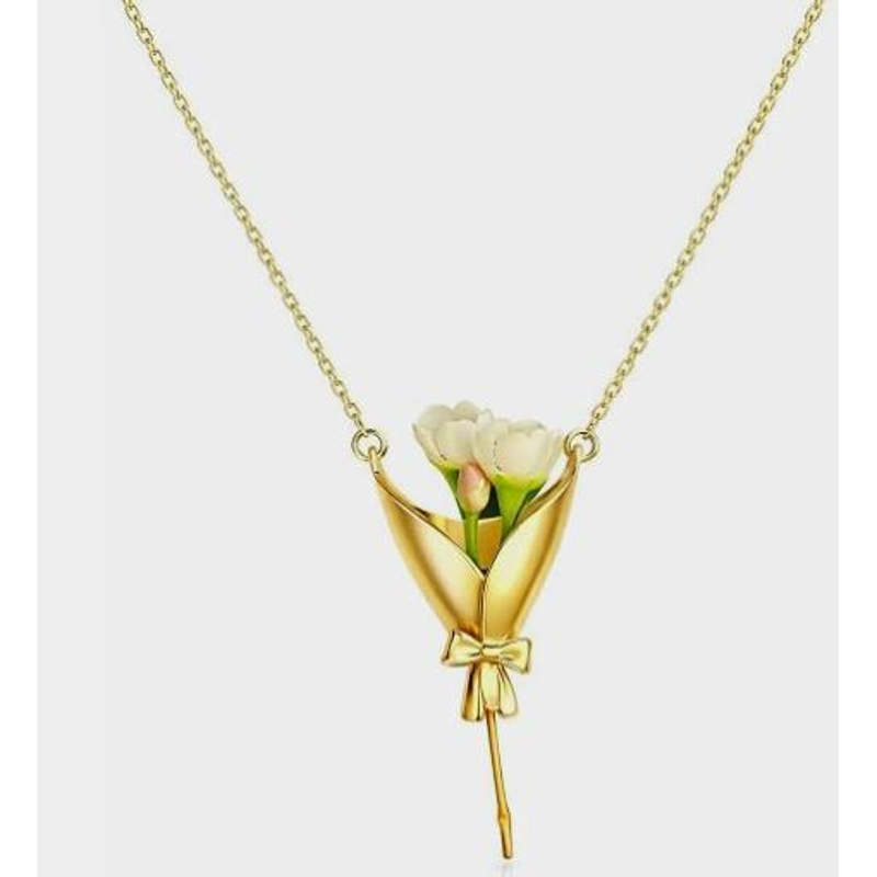 Flower Holder Necklace 2026 DI - Women Accessories Bouquet 评论和价格