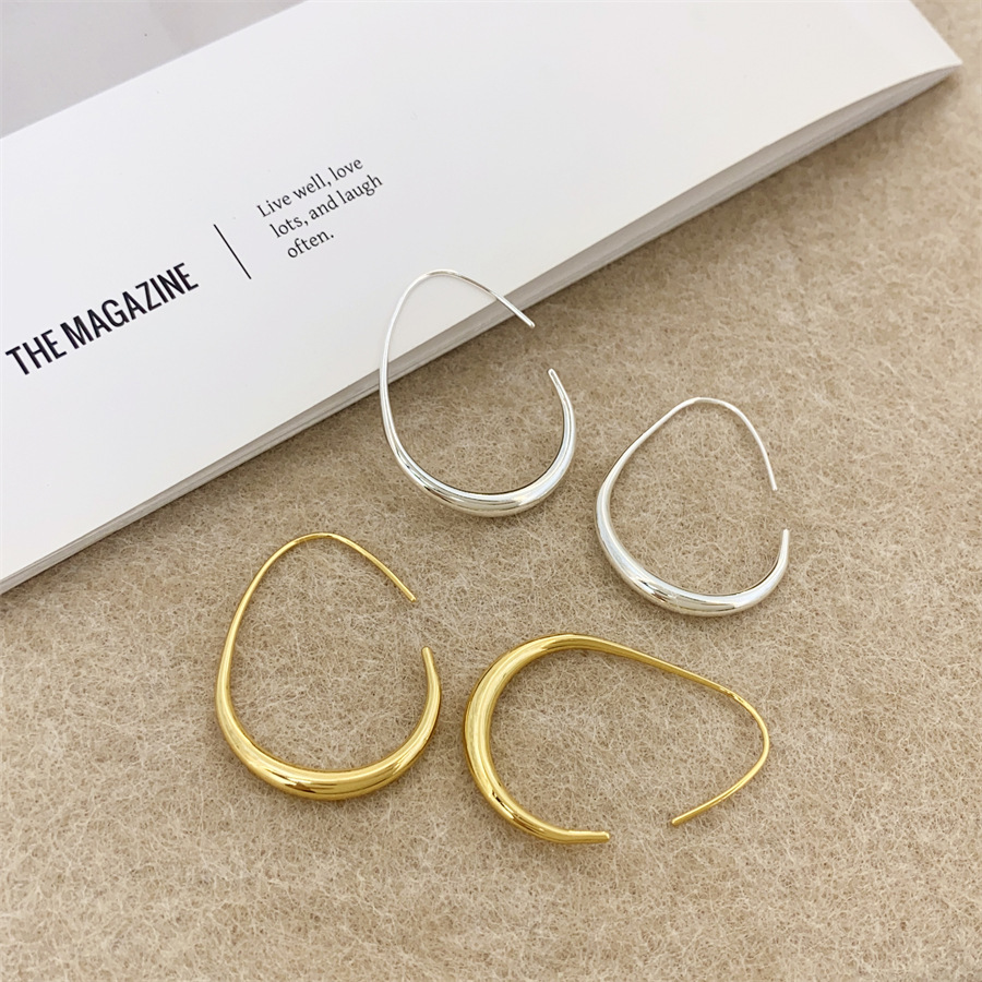 Hot Sale Geometric Oval Hoop E - Women'S Accessories Jewelry Sale 评论和价格