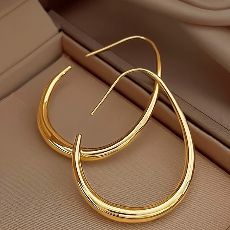 Hot Sale Geometric Oval Hoop E - Women'S Accessories Jewelry Sale 评论和价格