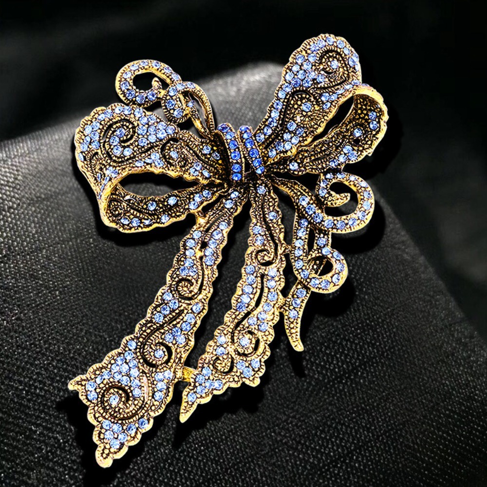Vintage Bow-Shaped Brooch, Ele - Women'S Accessories For Formal Wear 评论和价格