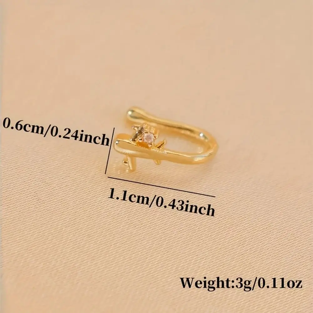 1PC Airplane Design No Piercin - Women'S Accessories Jewelry Sale 评论和价格