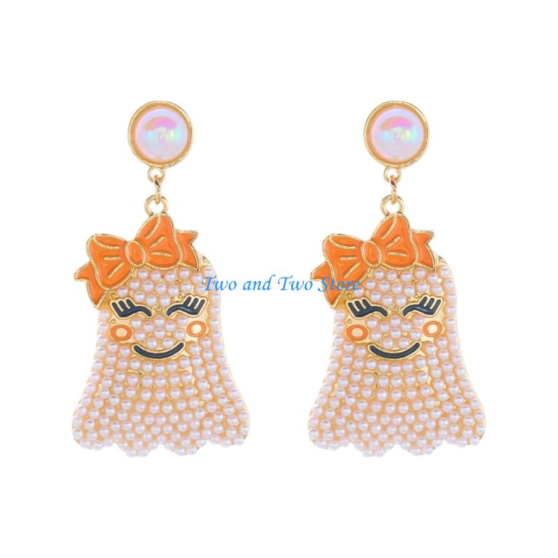 HX6F Alloy Halloween Earrings  - Women Accessories Description 评论和价格