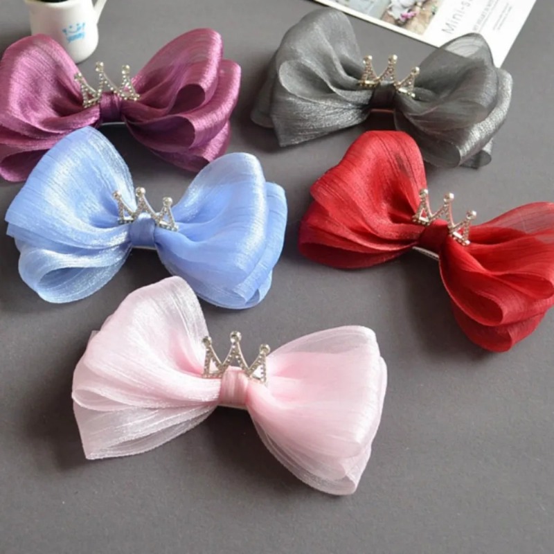 5M Pleated Chiffon Ribbon 6cm  - Women Accessories Bouquet 评论和价格