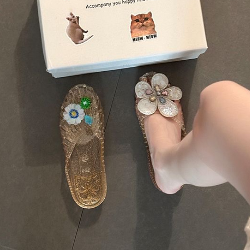 Korean Crystal Flower Jelly Sh - Women'S Korean Accessories 评论和价格