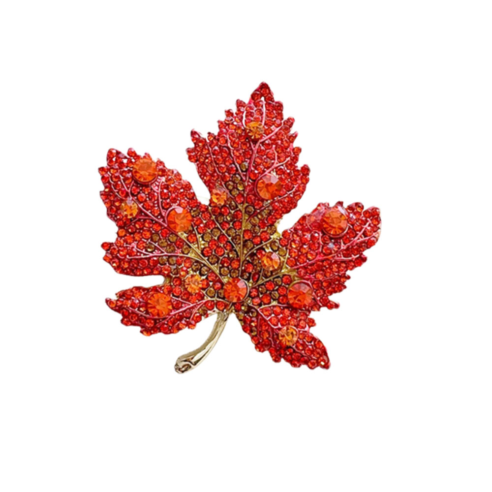 High-End Rhinestone Maple Leaf - Women'S Accessories For Formal Wear 评论和价格
