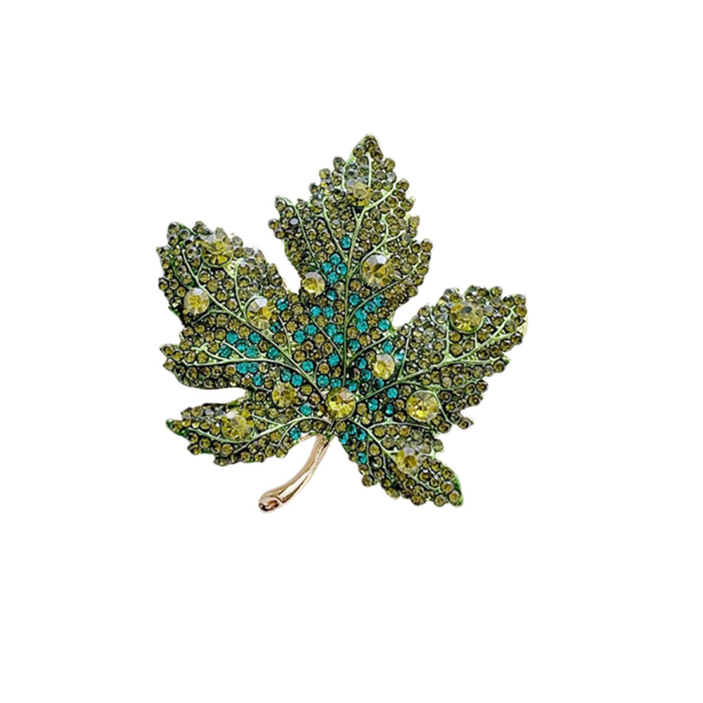 High-End Rhinestone Maple Leaf - Women'S Accessories For Formal Wear 评论和价格