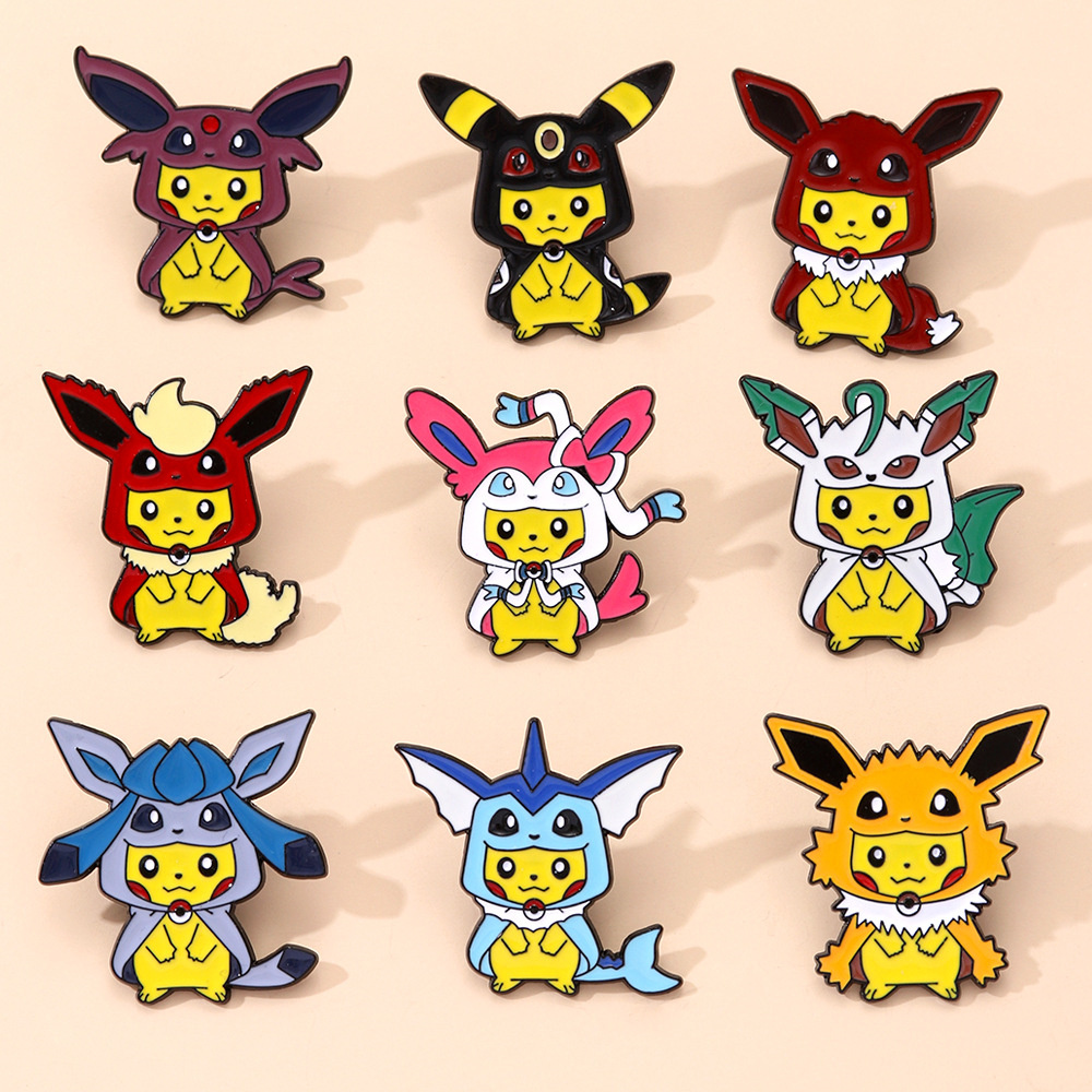 9Pcs Anime Pokemon Lapel Pins  - Women'S Accessories Jewelry Sale 评论和价格