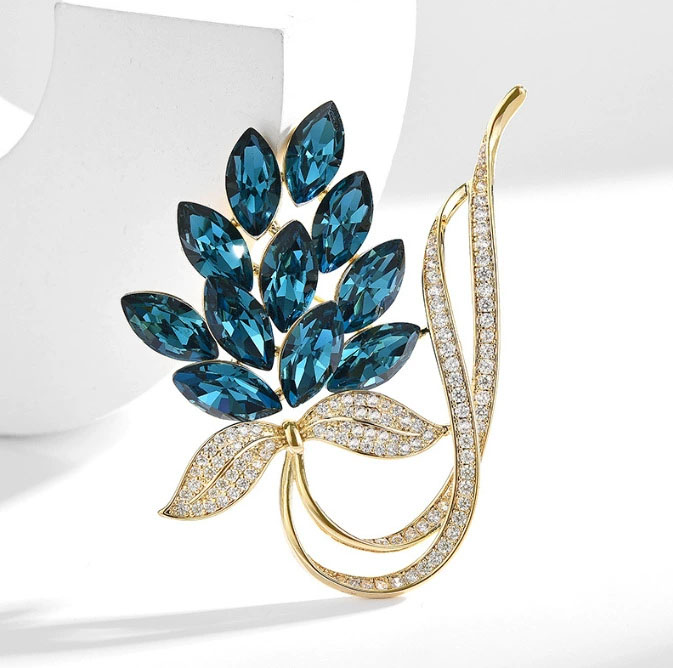 Fashion Rhinestone Bouquet Bro - Women Accessories Bouquet 评论和价格