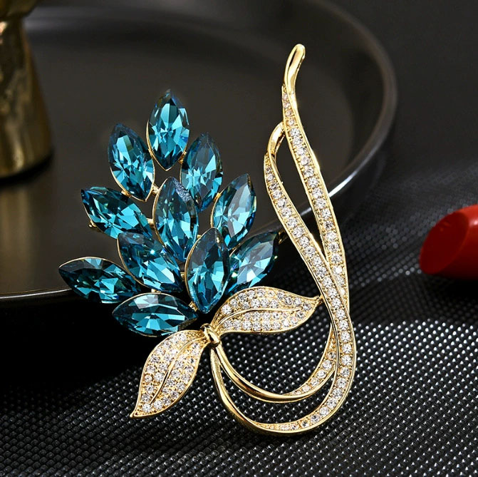 Fashion Rhinestone Bouquet Bro - Women Accessories Bouquet 评论和价格