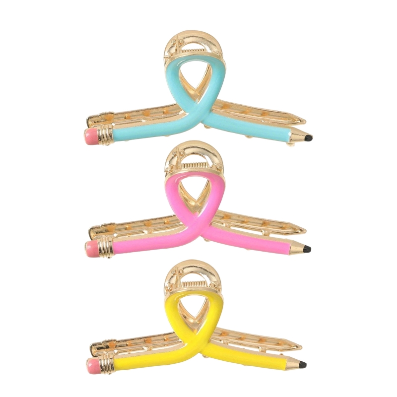 3PCS Metal Pencil Hair Claw Cl - Women Accessories Description 评论和价格