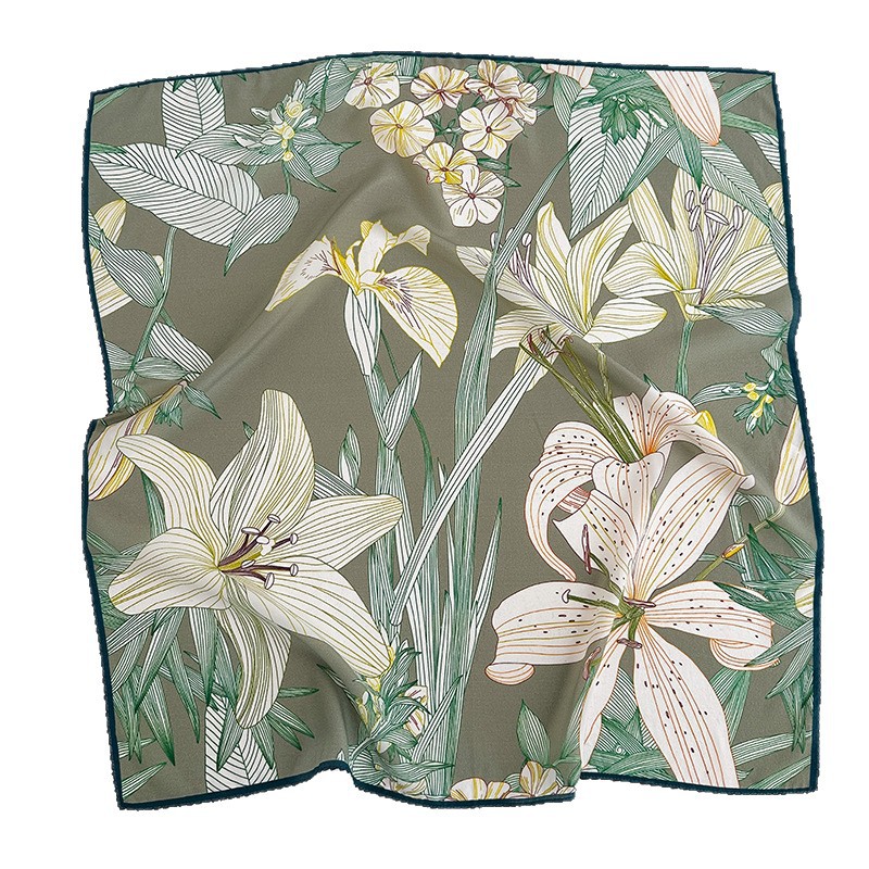 100% Silk original luxury scar - Women'S Korean Accessories 评论和价格