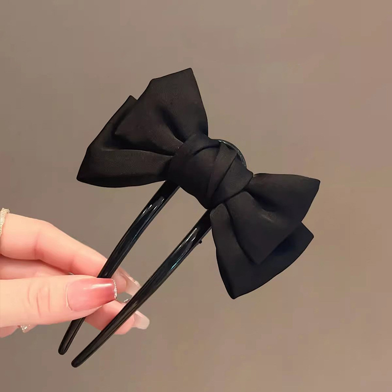 Chic Korean-Style Bow U-Shaped - Women'S Korean Accessories 评论和价格