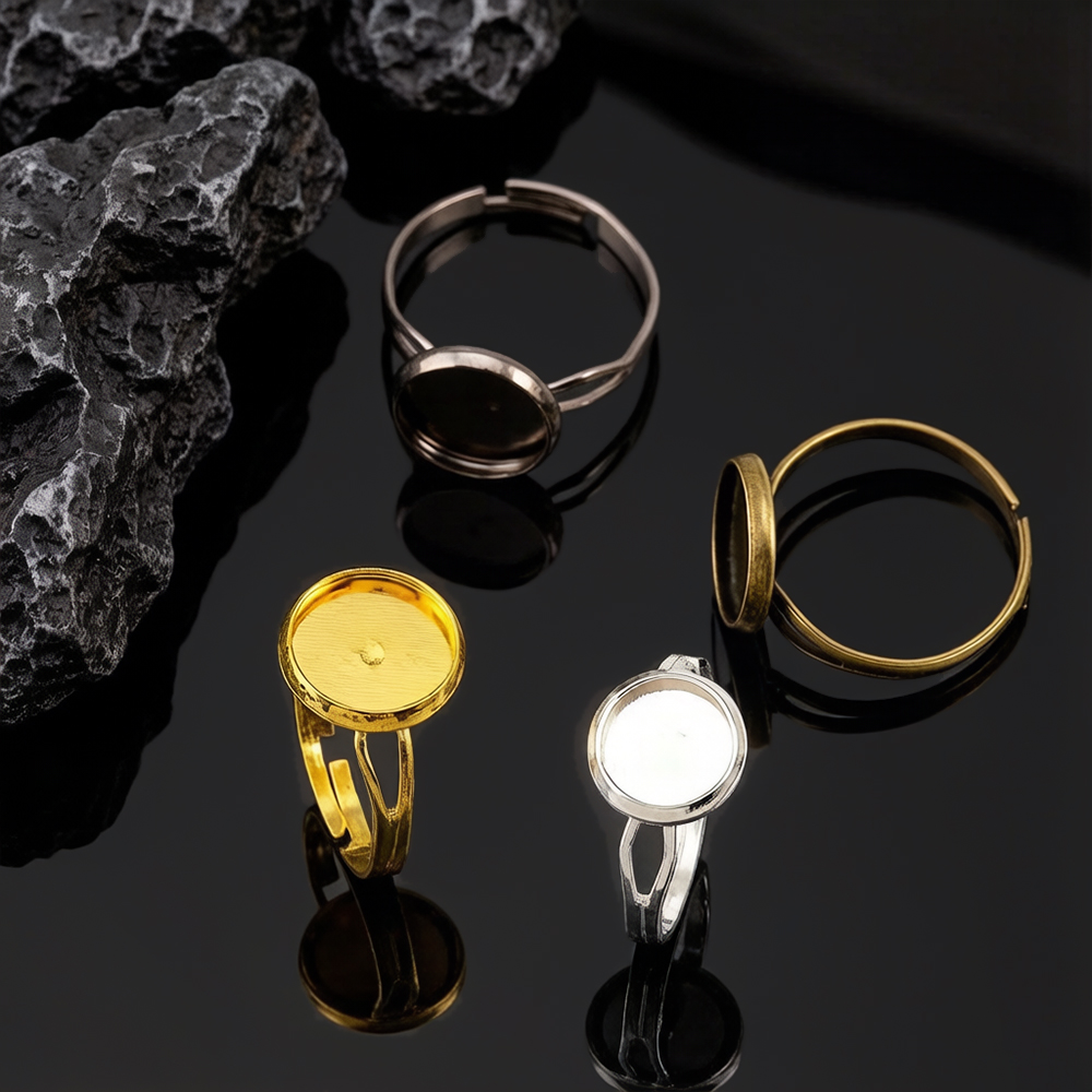 10pcs/lot Adjustable Blank Rin - Ring Set Adjustable 评论和价格