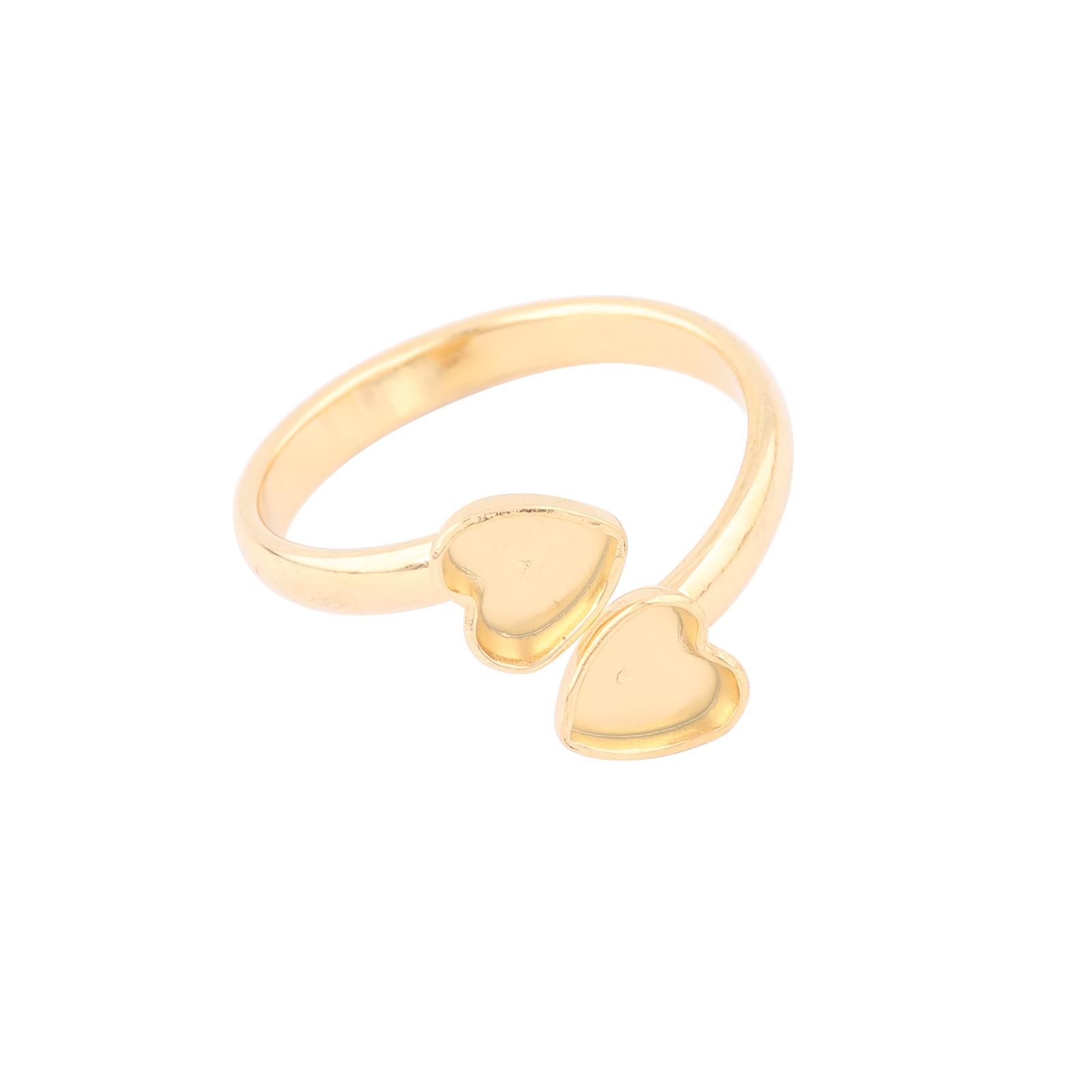 10pcs Stainless Steel Gold Pla - Ring Set Adjustable 评论和价格