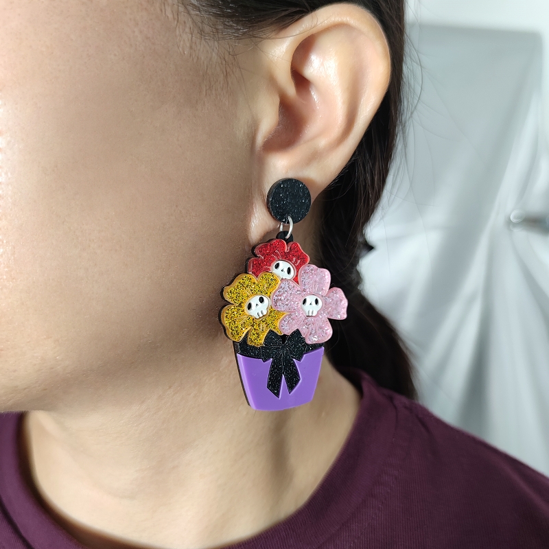 KUGUYS Halloween Skull Skeleto - Women Accessories Bouquet 评论和价格