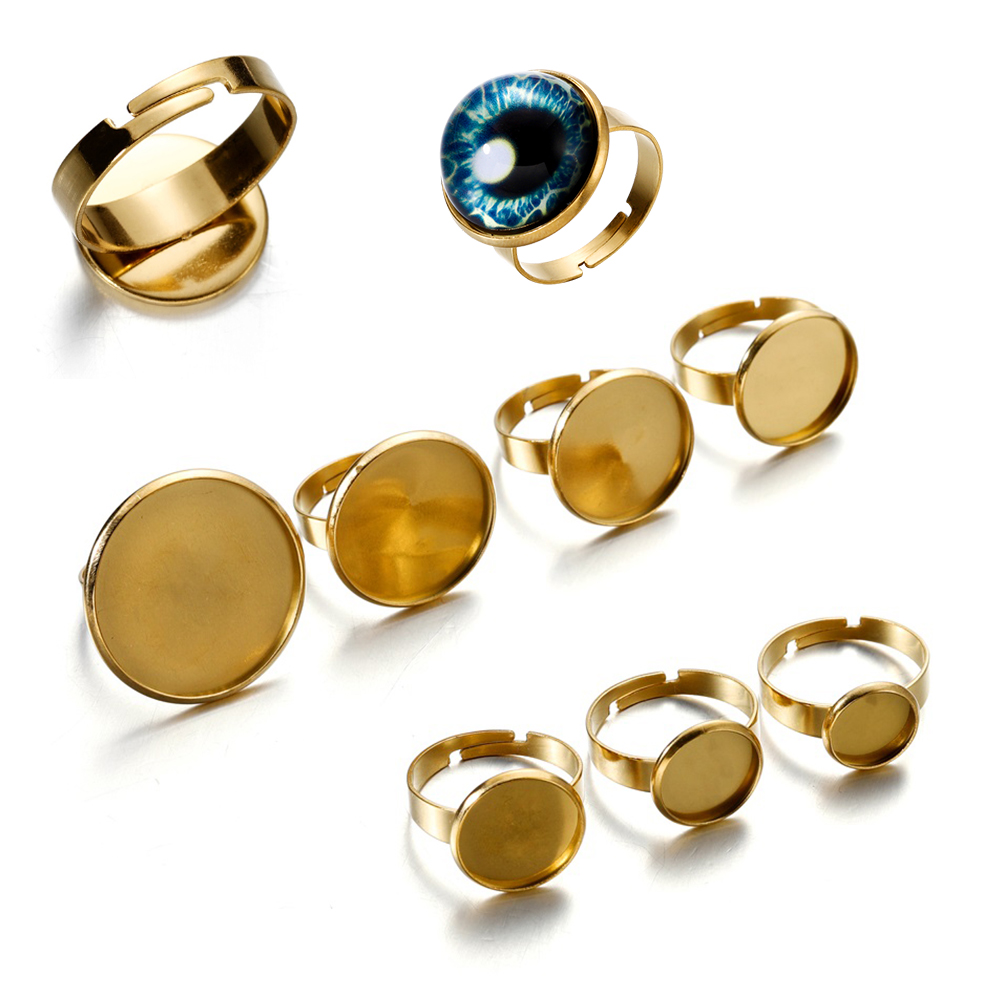 10pcs Stainless Steel Adjustab - Ring Set Adjustable 评论和价格