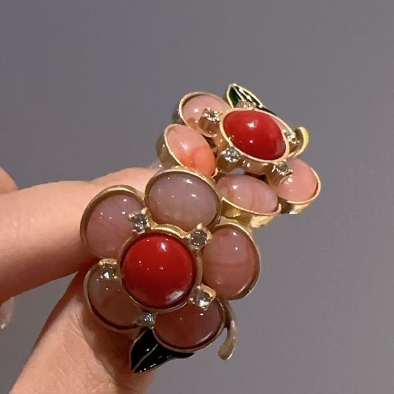 Vintage Natural Stone Pink Flo - Women'S Accessories Trends 2026 评论和价格