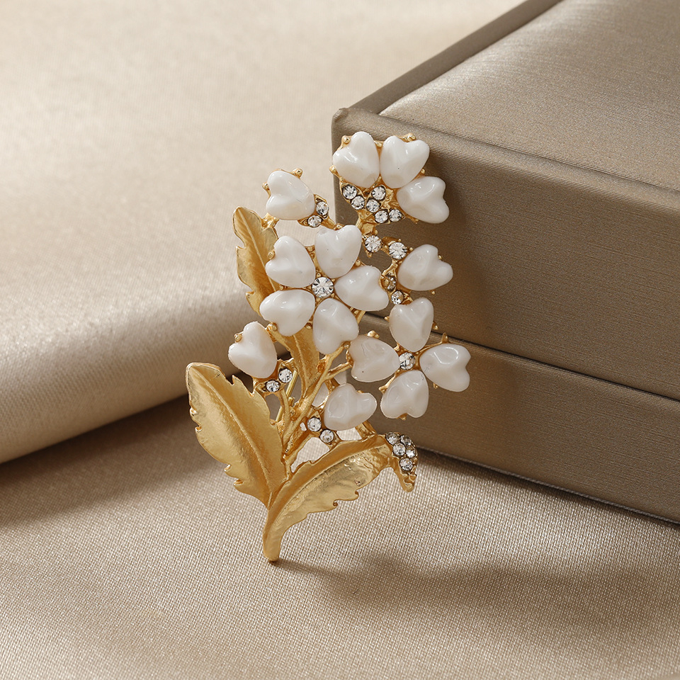 Vintage Love Pearl Flower Broo - Women Accessories Bouquet 评论和价格