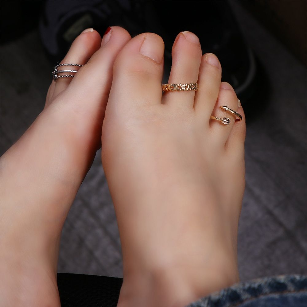 Heart Shape White Copper Open  - Women'S Korean Accessories 评论和价格