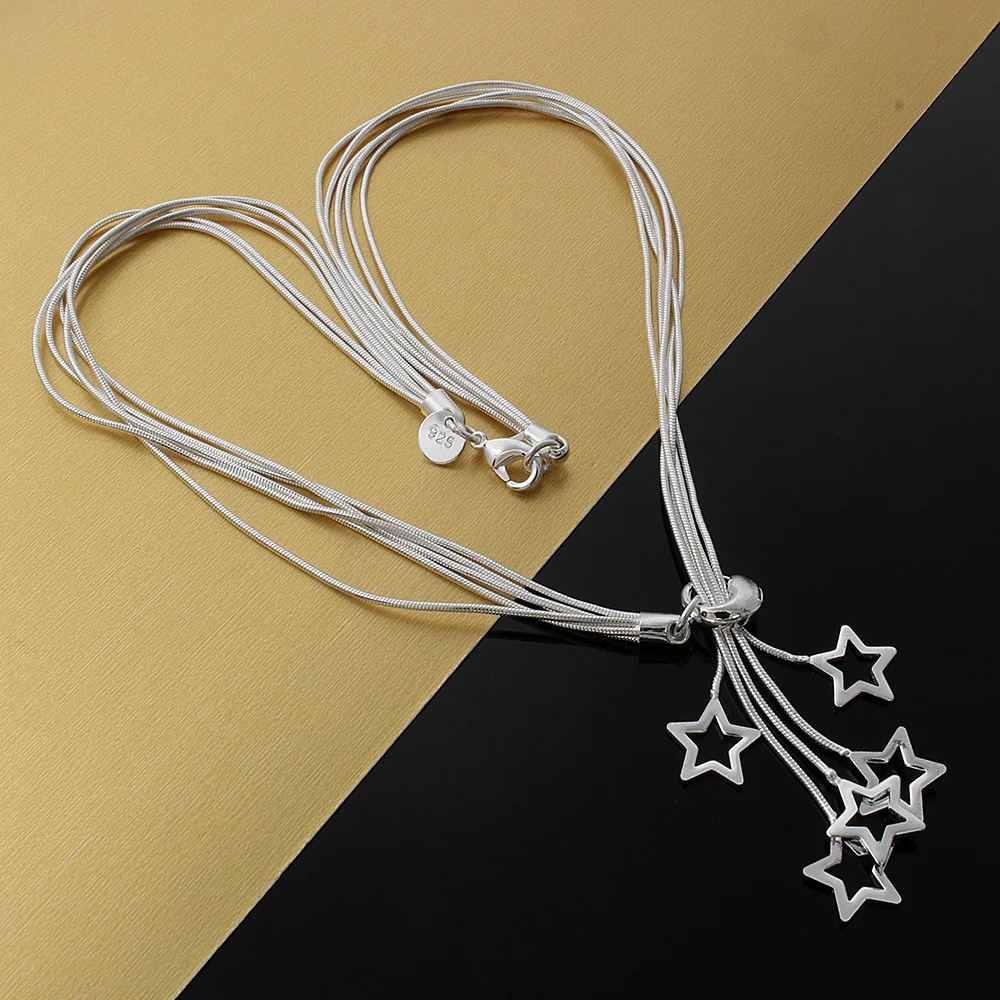 45cm Hot sale 925 Sterling Sil - Women'S Accessories Jewelry Sale 评论和价格