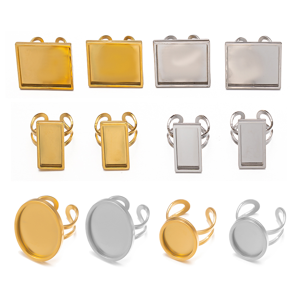 4Pcs  Stainless Steel Square O - Ring Set Adjustable 评论和价格